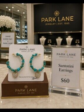 Park Lane Turquoise Santorini Earrings Sparkle Box Exclusive